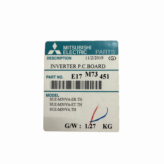 Scheda inverter Mitsubishi Electric E17M73451 ricambio climatizzatore originale