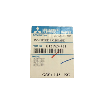 Scheda inverter Mitsubishi Electric E12N24451 ricambio climatizzatore originale
