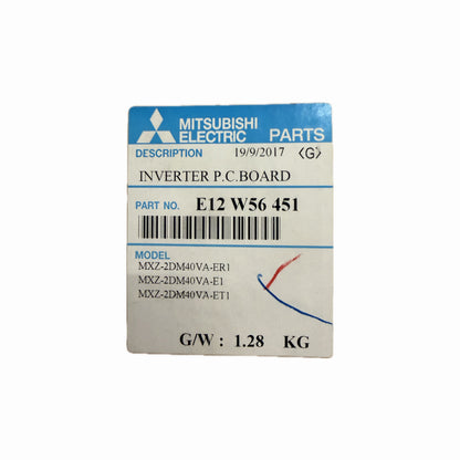 Scheda inverter Mitsubishi Electric E12W56451 ricambio climatizzatore originale