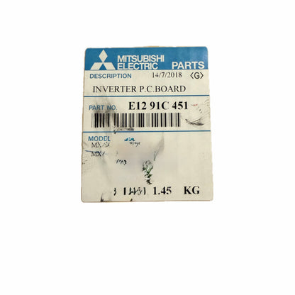 Scheda inverter Mitsubishi Electric E1291C451 ricambio climatizzatore originale