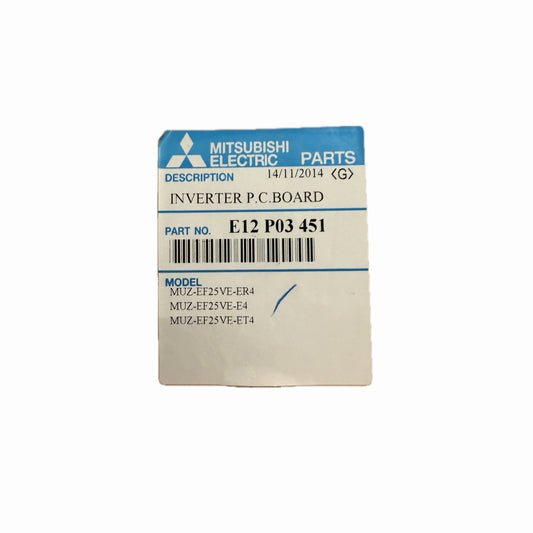 Scheda inverter Mitsubishi Electric E12P03451 ricambio climatizzatore originale