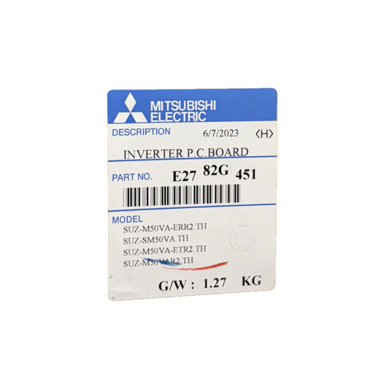 Scheda inverter Mitsubishi Electric E2782G451 ricambio climatizzatore originale