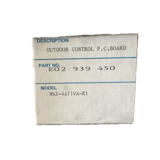 Scheda di controllo esterna Mitsubishi Electric E02939450 ricambio climatizzatore originale