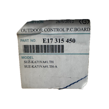 Scheda di controllo esterna Mitsubishi Electric E17315450 ricambio climatizzatore originale