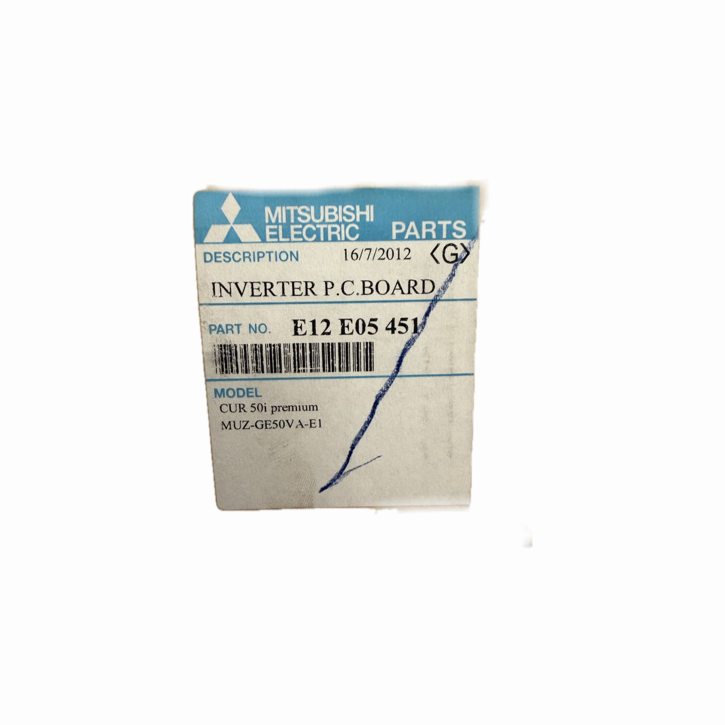 Scheda inverter Mitsubishi Electric E12E05451 ricambio climatizzatore originale