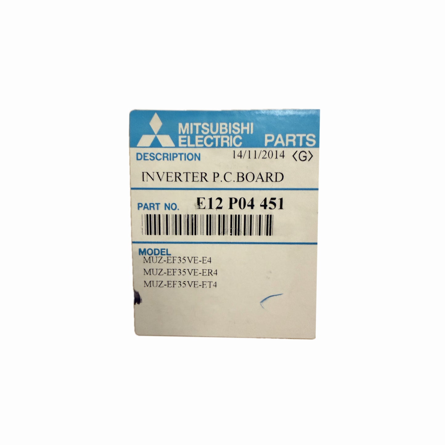 Scheda inverter Mitsubishi Electric E12P04451 ricambio climatizzatore originale