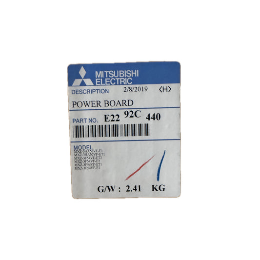 Scheda di potenza Mitsubishi Electric E2292C440 ricambio climatizzatore originale