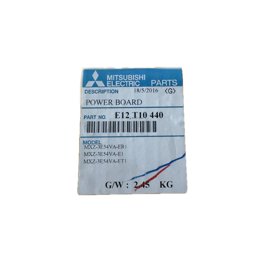 Scheda di potenza Mitsubishi Electric E12T10440 ricambio climatizzatore originale