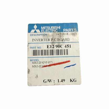 Scheda inverter Mitsubishi Electric E1290C451 ricambio climatizzatore originale