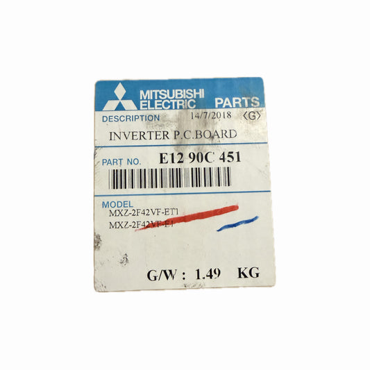 Scheda inverter Mitsubishi Electric E1290C451 ricambio climatizzatore originale