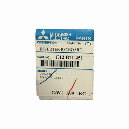 Scheda inverter Mitsubishi Electric E12B71451 ricambio climatizzatore originale