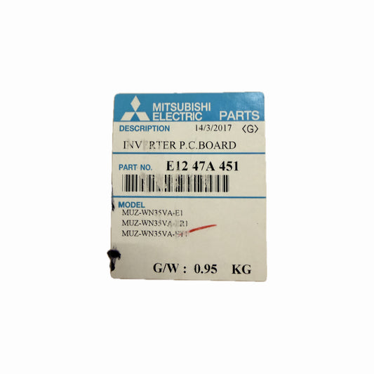 Scheda inverter Mitsubishi Electric E1247A451 ricambio climatizzatore originale