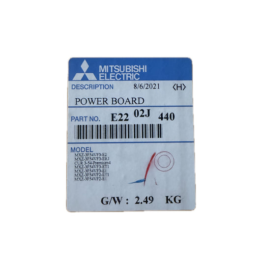 Scheda di potenza Mitsubishi Electric E2202J440 ricambio climatizzatore originale